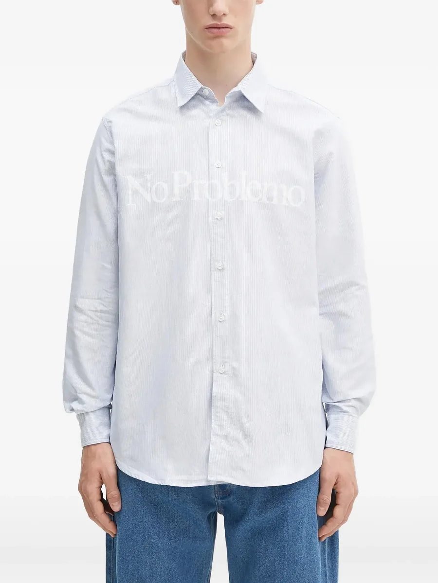 stripe-pattern shirt 2