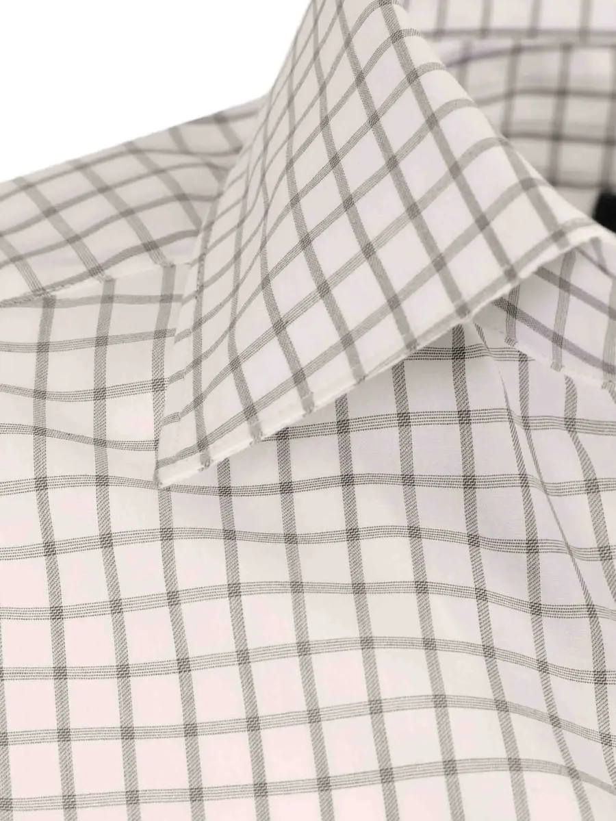 check-pattern long-sleeve shirt 7