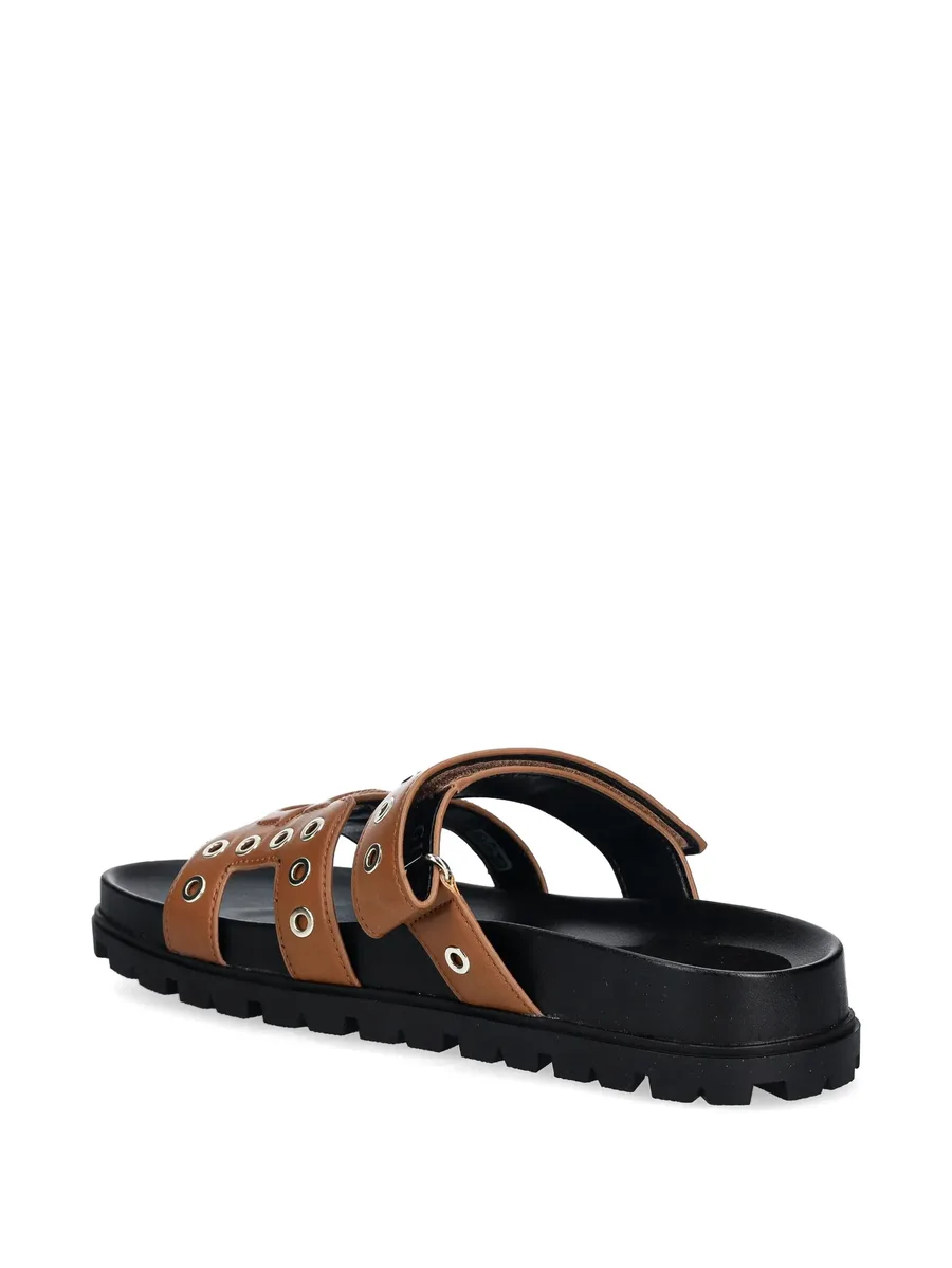 eyelet logo sandals 6