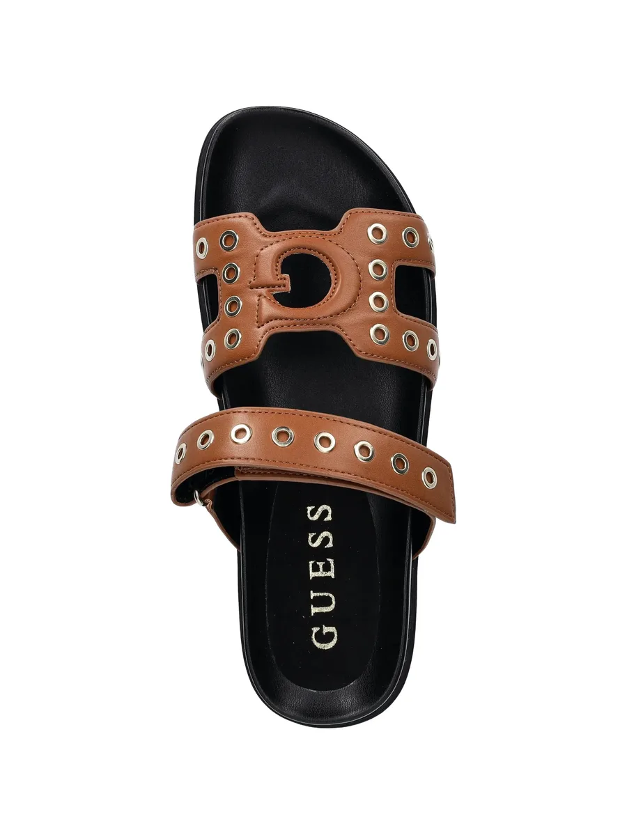 eyelet logo sandals 8