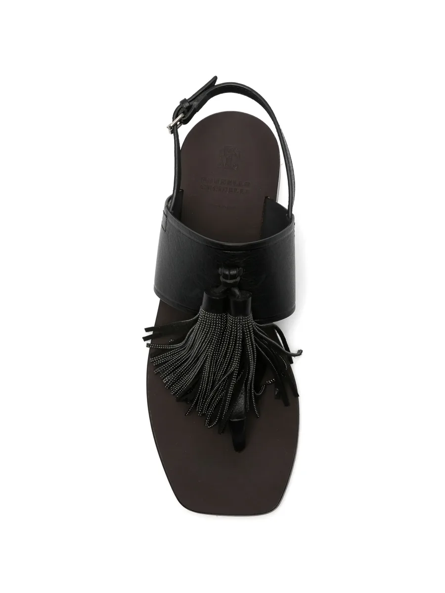 tassel-detail sandals 8