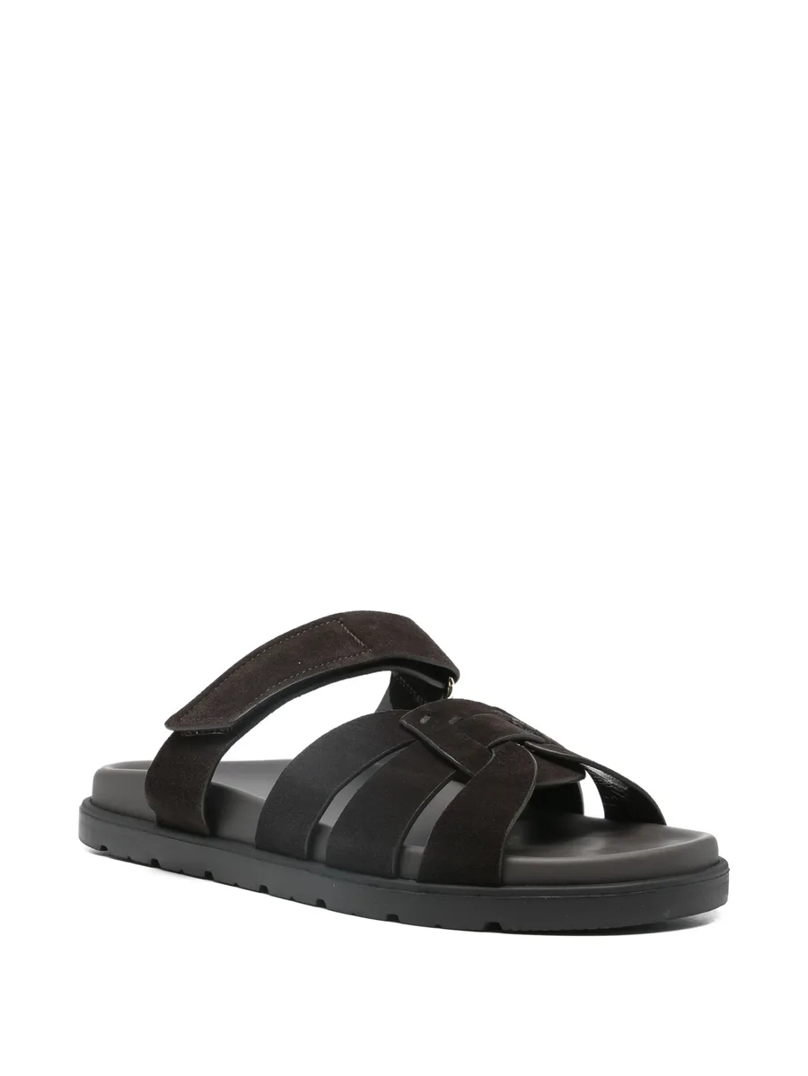 woven suede sandals 3
