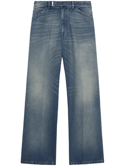 straight-leg jeans