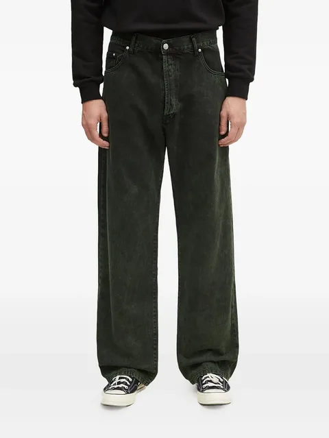 logo-patch jeans