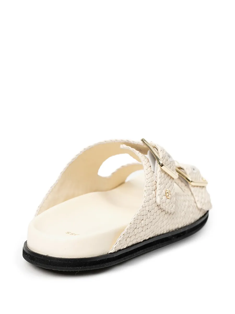 woven buckle-fastening sandals 4