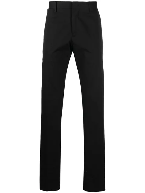 four-pocket cotton chinos