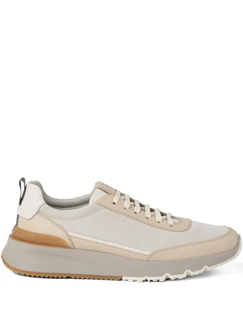 panelled sneakers