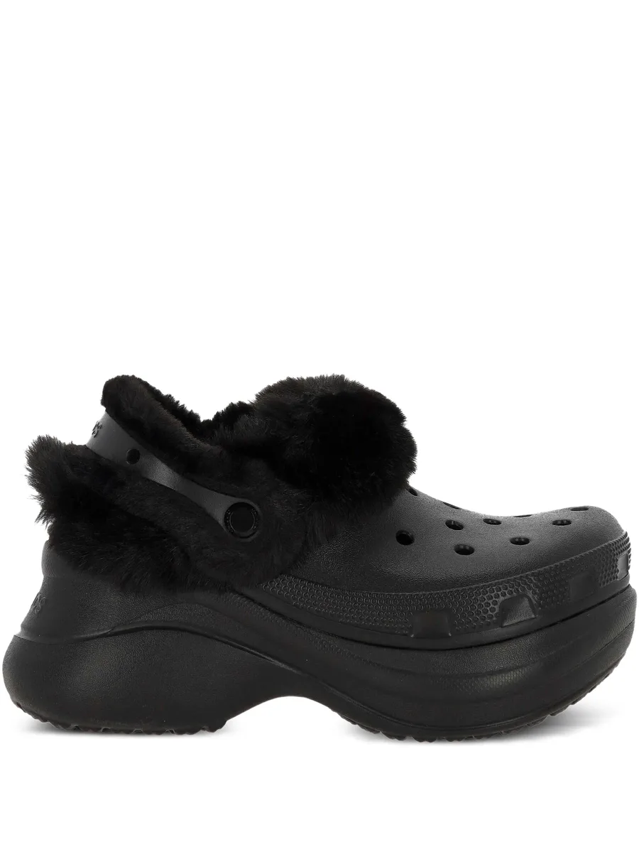 Bae textured lined platform slip-on 2