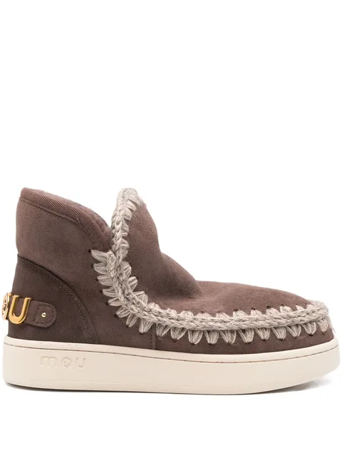 35mm sheepskin-lined ankle boots