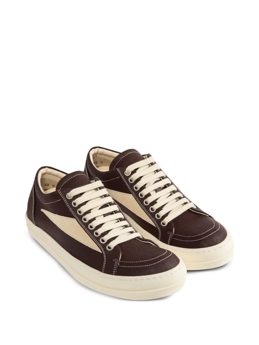 panelled lace-up sneakers 4