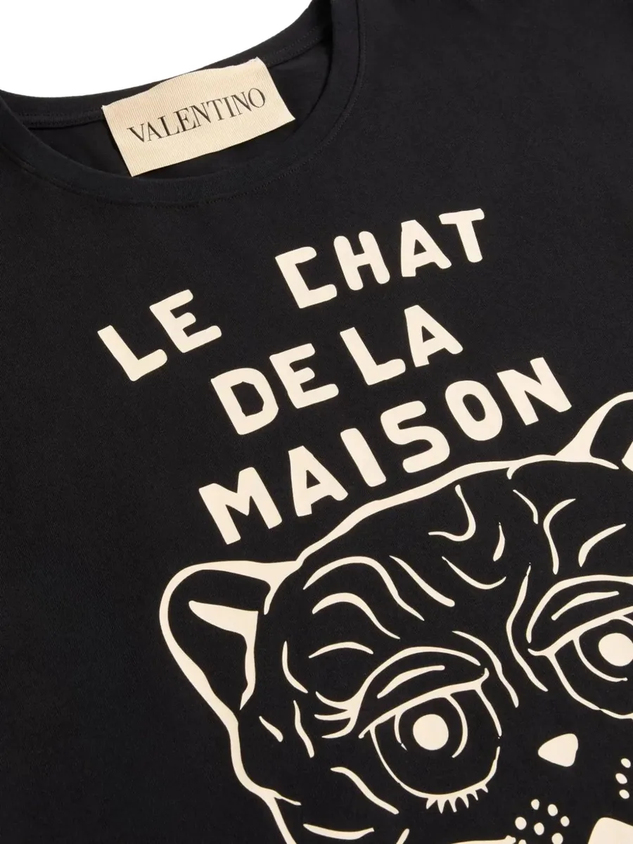 футболка с принтом Le Chat De La Maison 6