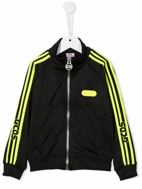 logo-print track jacket