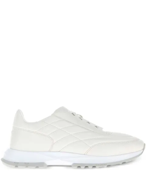 padded-leather sneakers