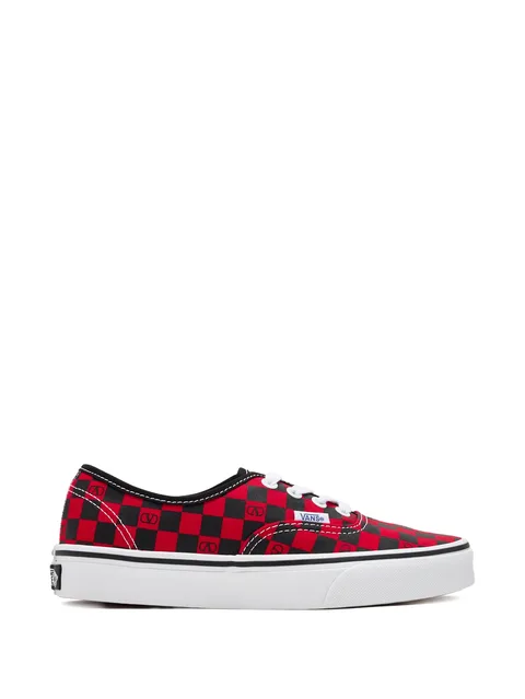 X Vans low-top trainer in fabric with VLogo checkerboard print