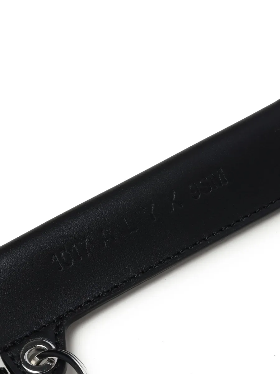 logo-lettering leather keyring 5