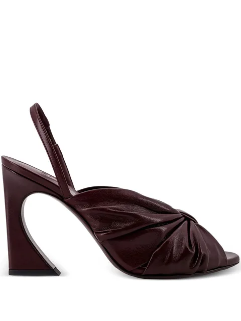 Arco twisted-design heeled pumps