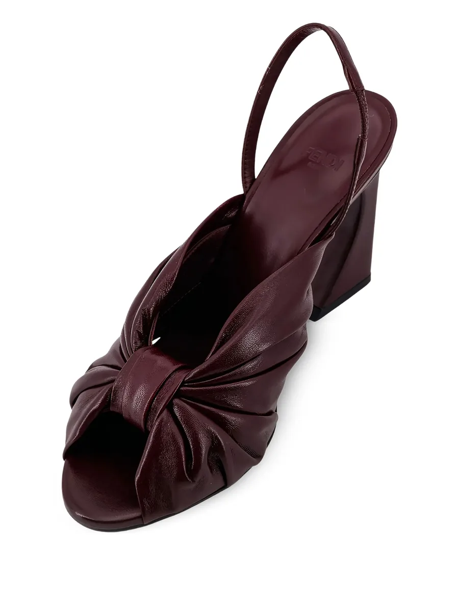 Arco twisted-design heeled pumps 6