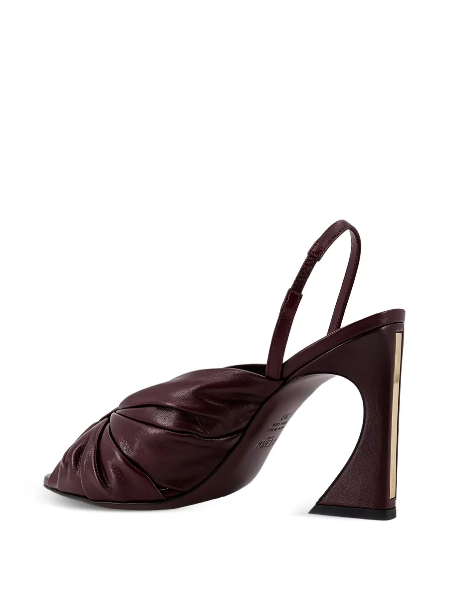 Arco twisted-design heeled pumps 8