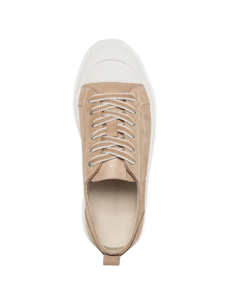 Vienna suede contrast stitch sneakers 5