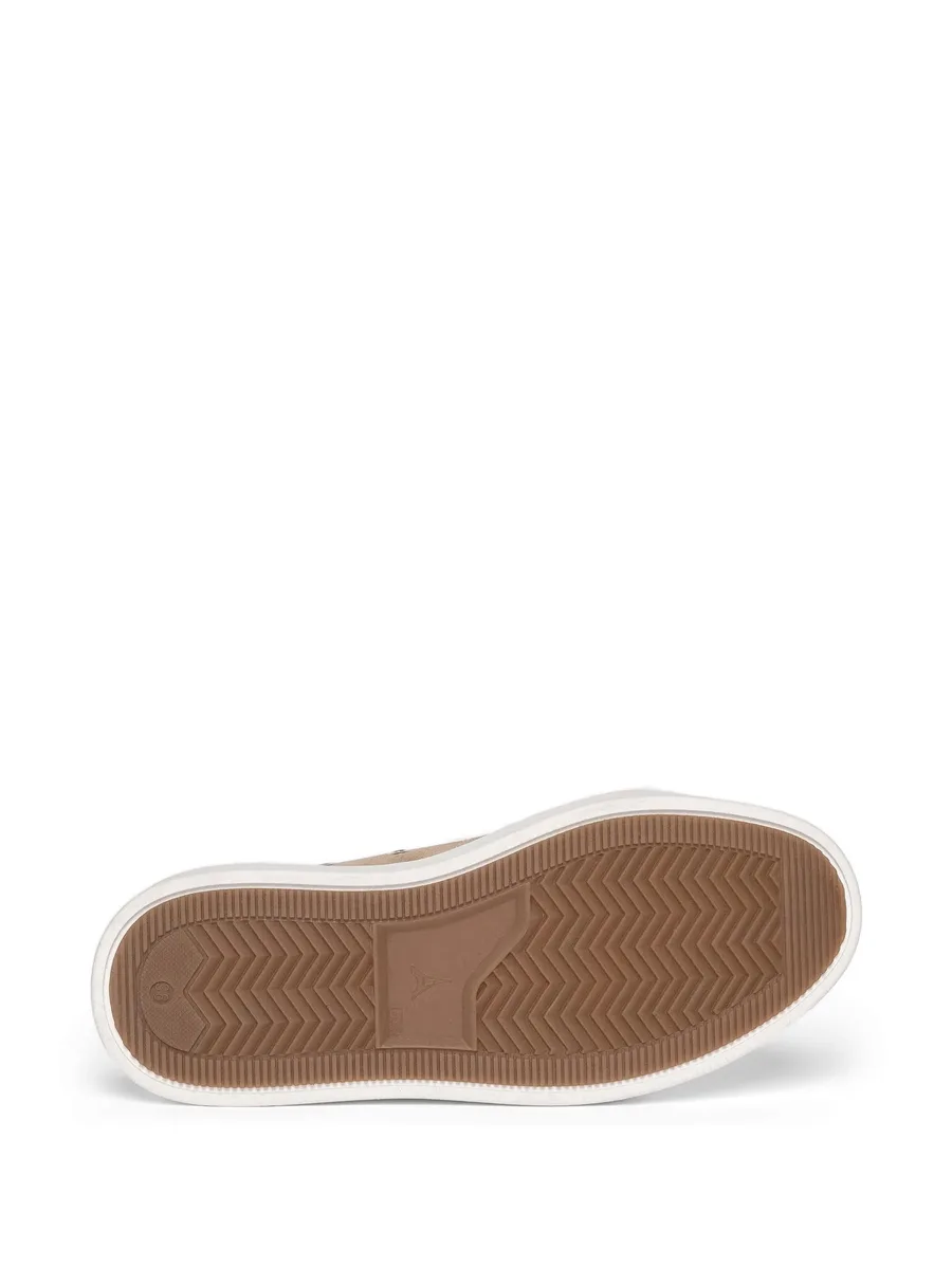 Vienna suede contrast stitch sneakers 8