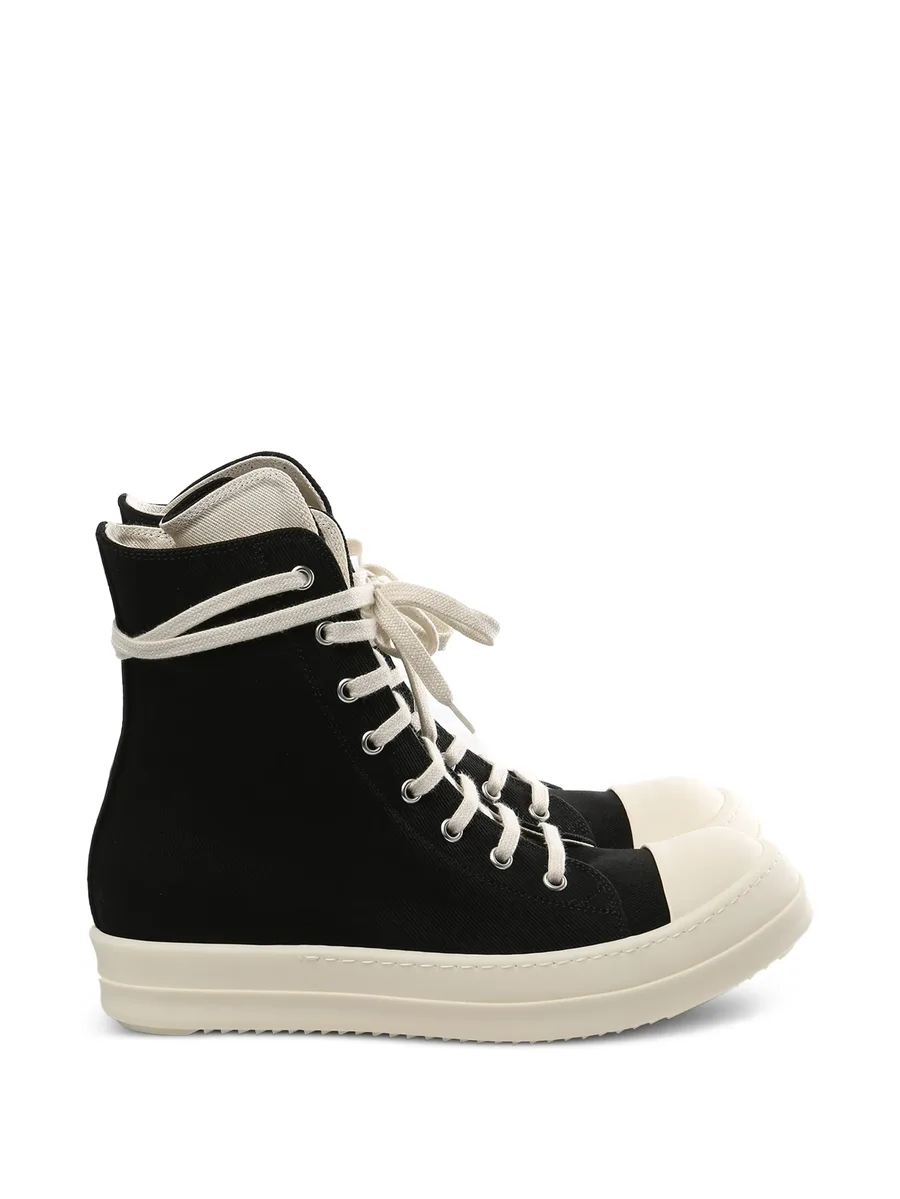 lace-up high-top sneakers 2