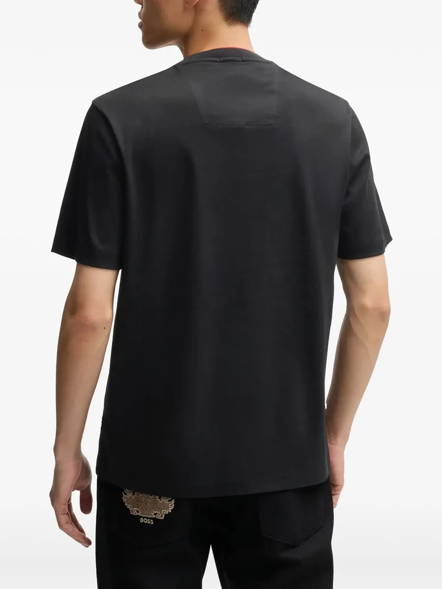 logo-embroidered T-shirt 6