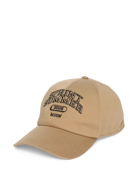 embroidered-detail baseball cap