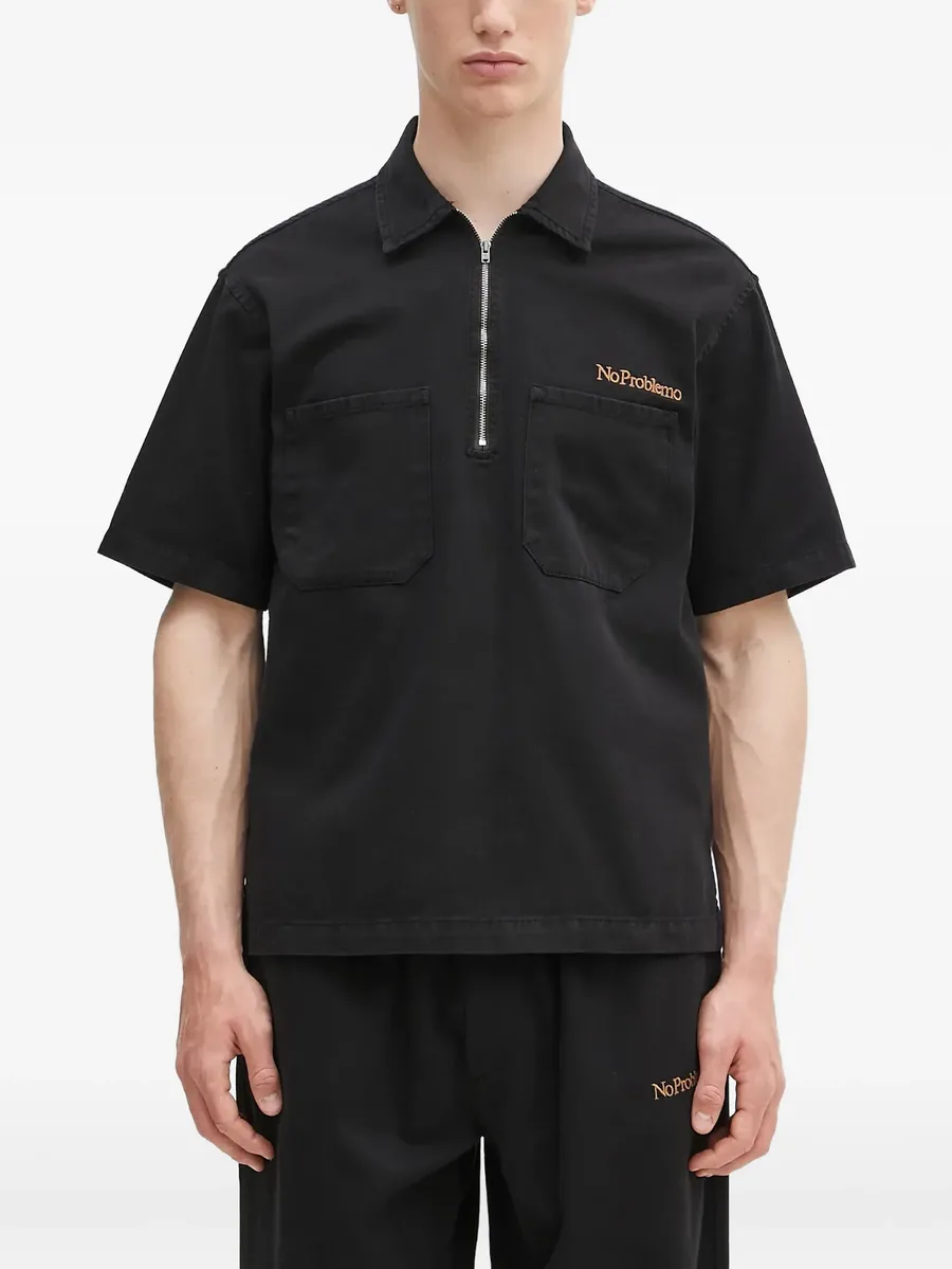 logo-embroidered polo shirt 2