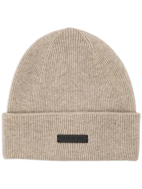 logo-patch beanie