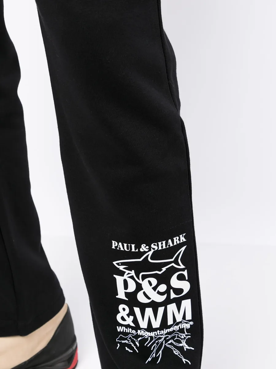 logo-print cotton sweatpants 9
