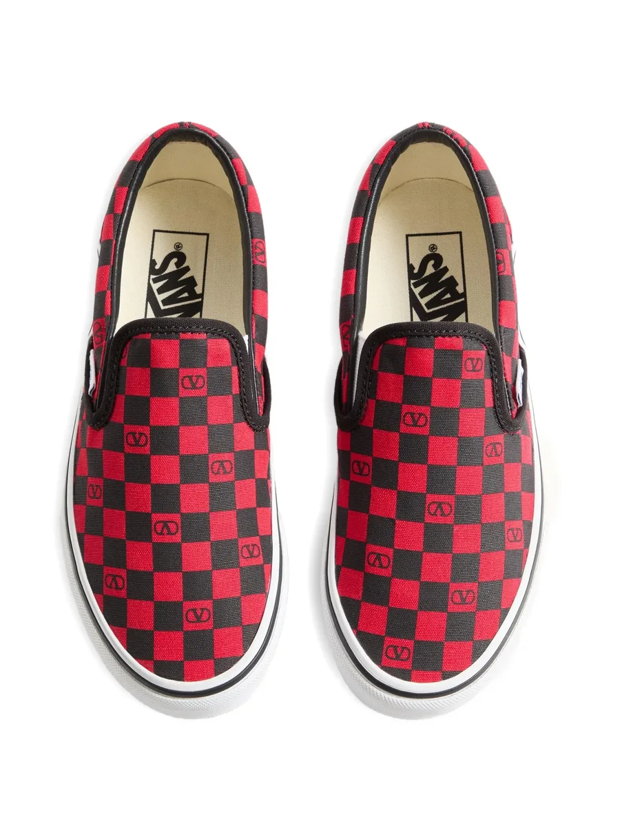 x Vans Vlogo checkerboard sneakers 6