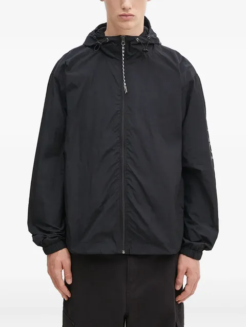 hooded zip jacket
