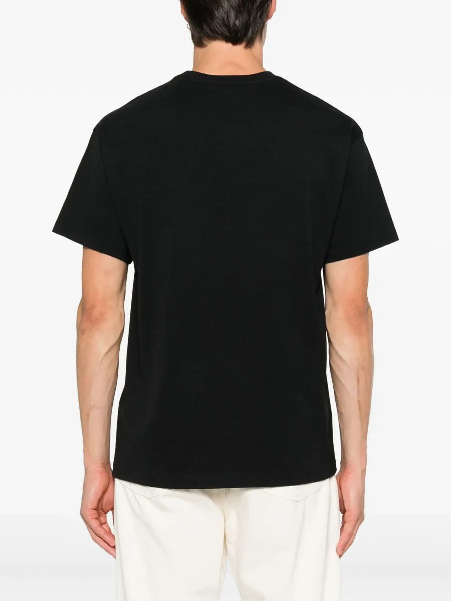 logo-patch cotton T-shirt 6