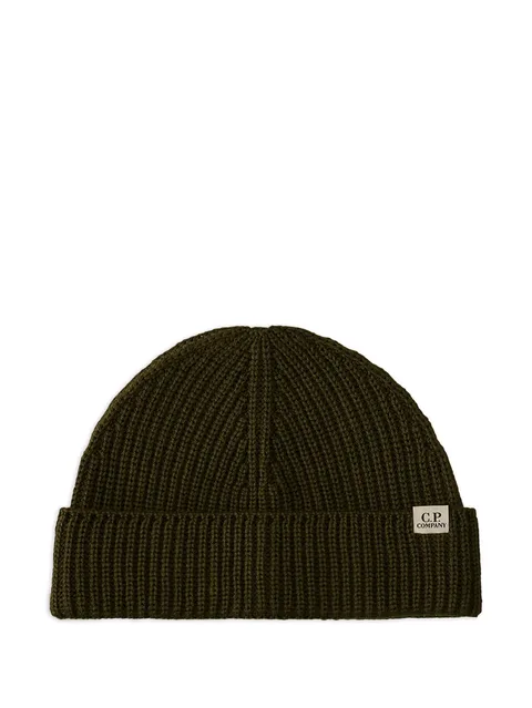 ribbed-wool beanie hat