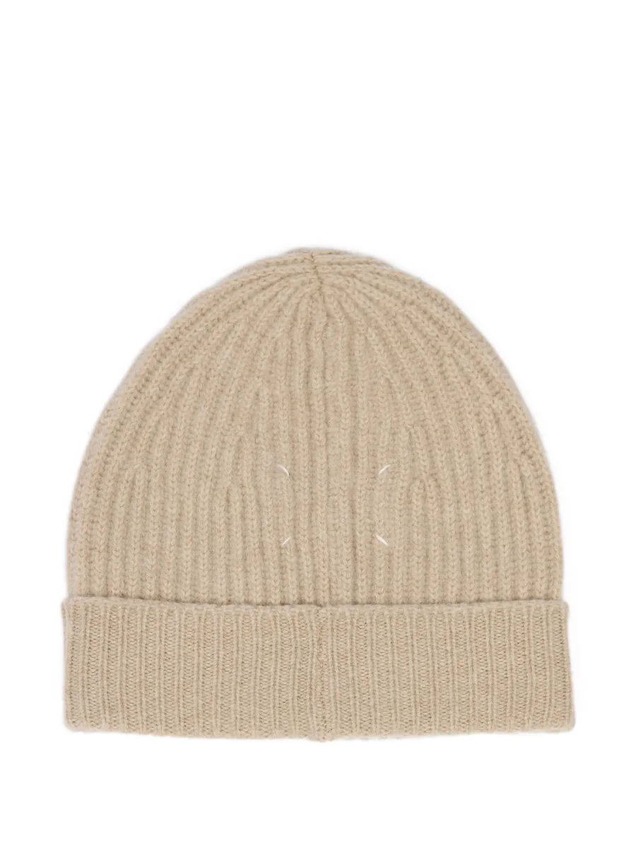 ribbed wool beanie 2