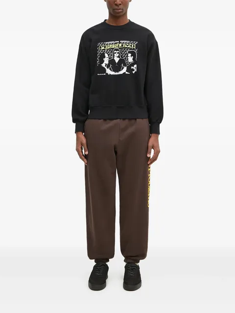 slogan-print sweatpants