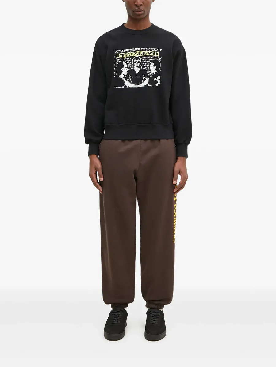 slogan-print sweatpants 2