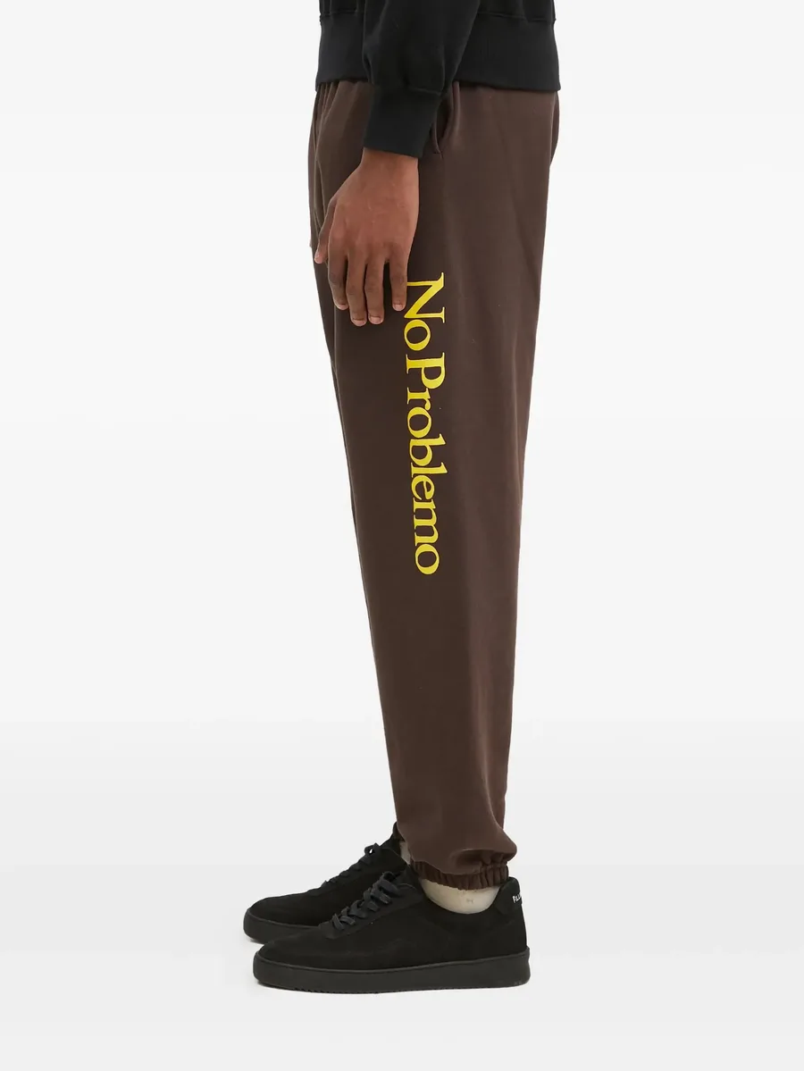 slogan-print sweatpants 4