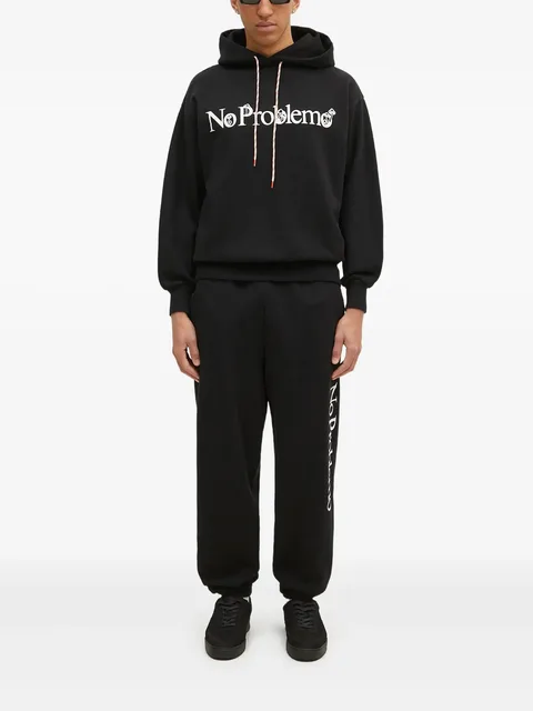 slogan-print sweatpants