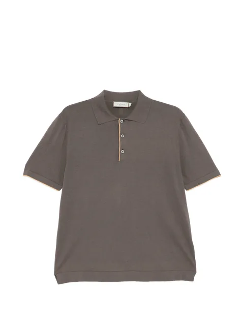 knitted polo shirt
