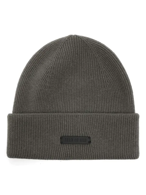 logo-patch beanie