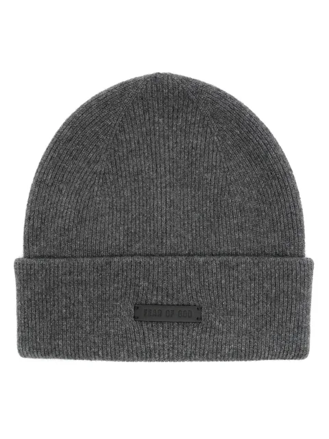 logo-patch beanie