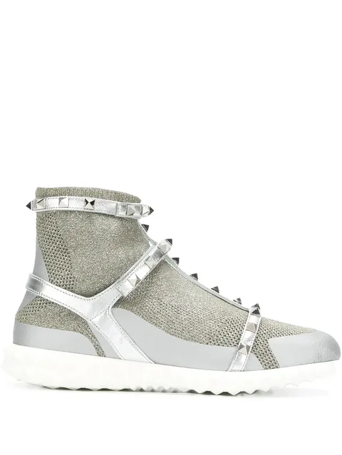 высокие кроссовки Rockstud