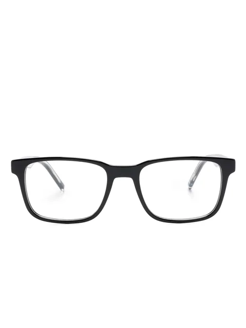 square-frame glasses