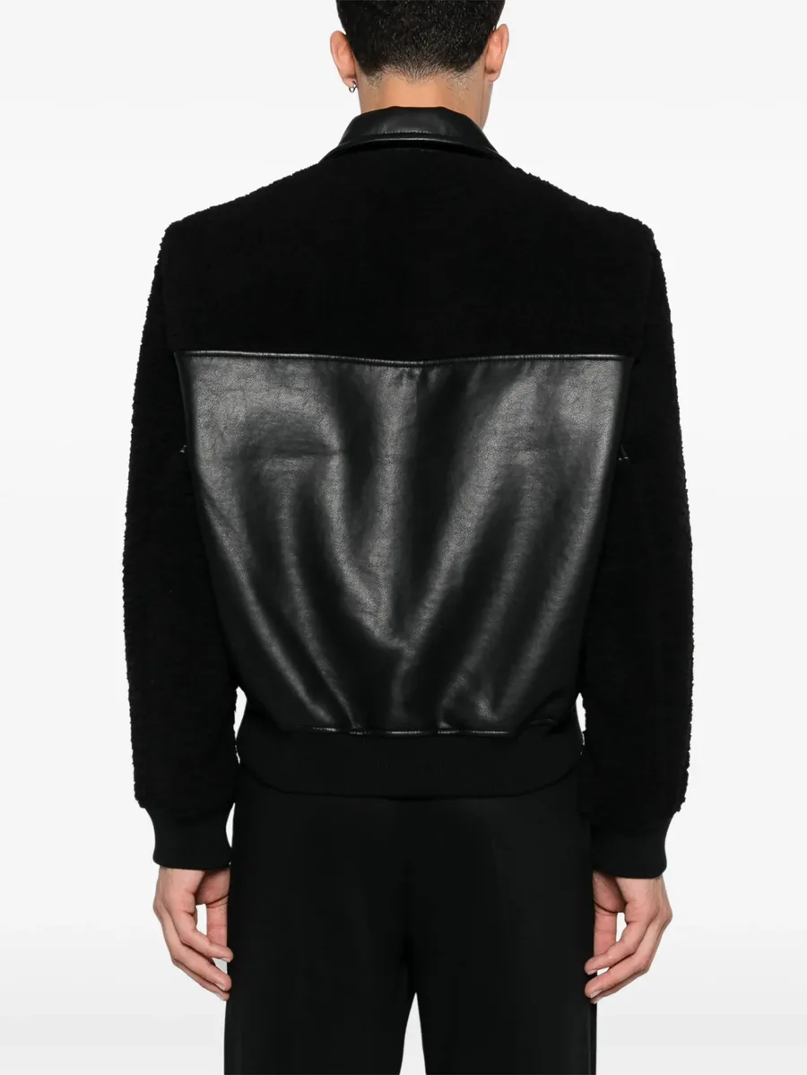 faux-leather jacket 8