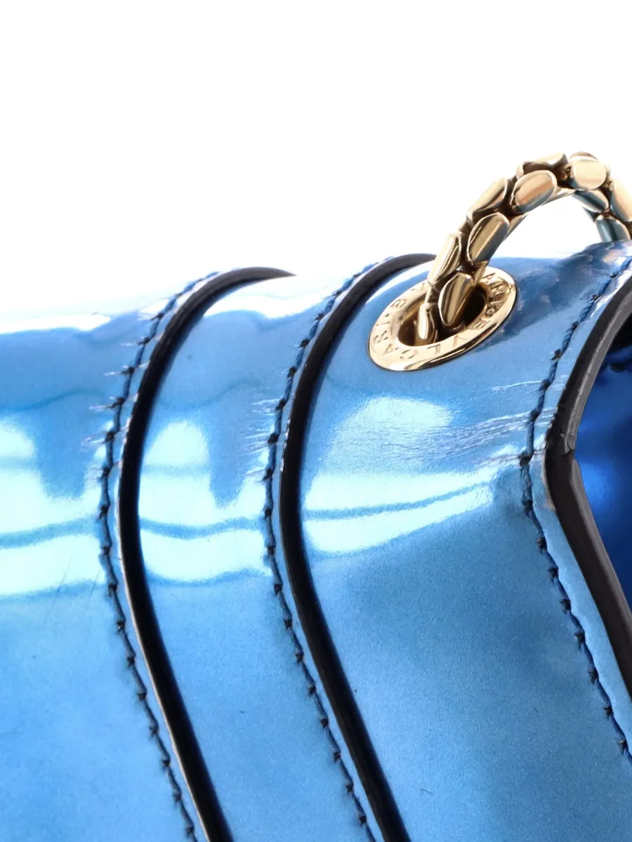 маленькая сумка на плечо Serpenti Forever Square Metallic 10