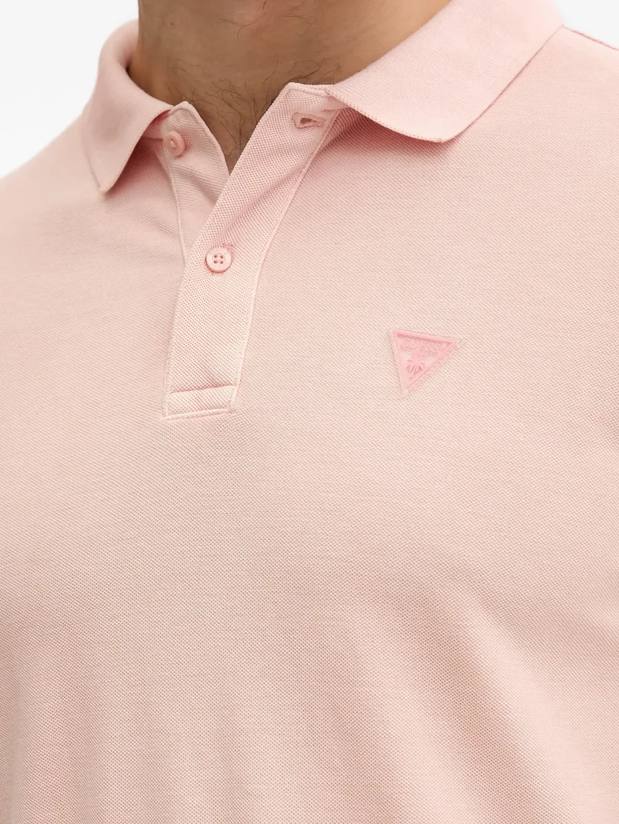 logo-patch polo shirt 7