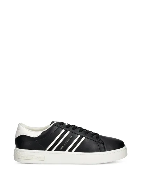 striped sneakers