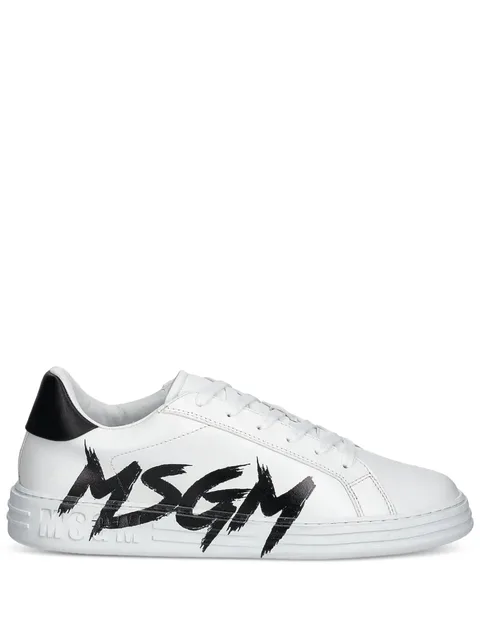 logo-print sneakers