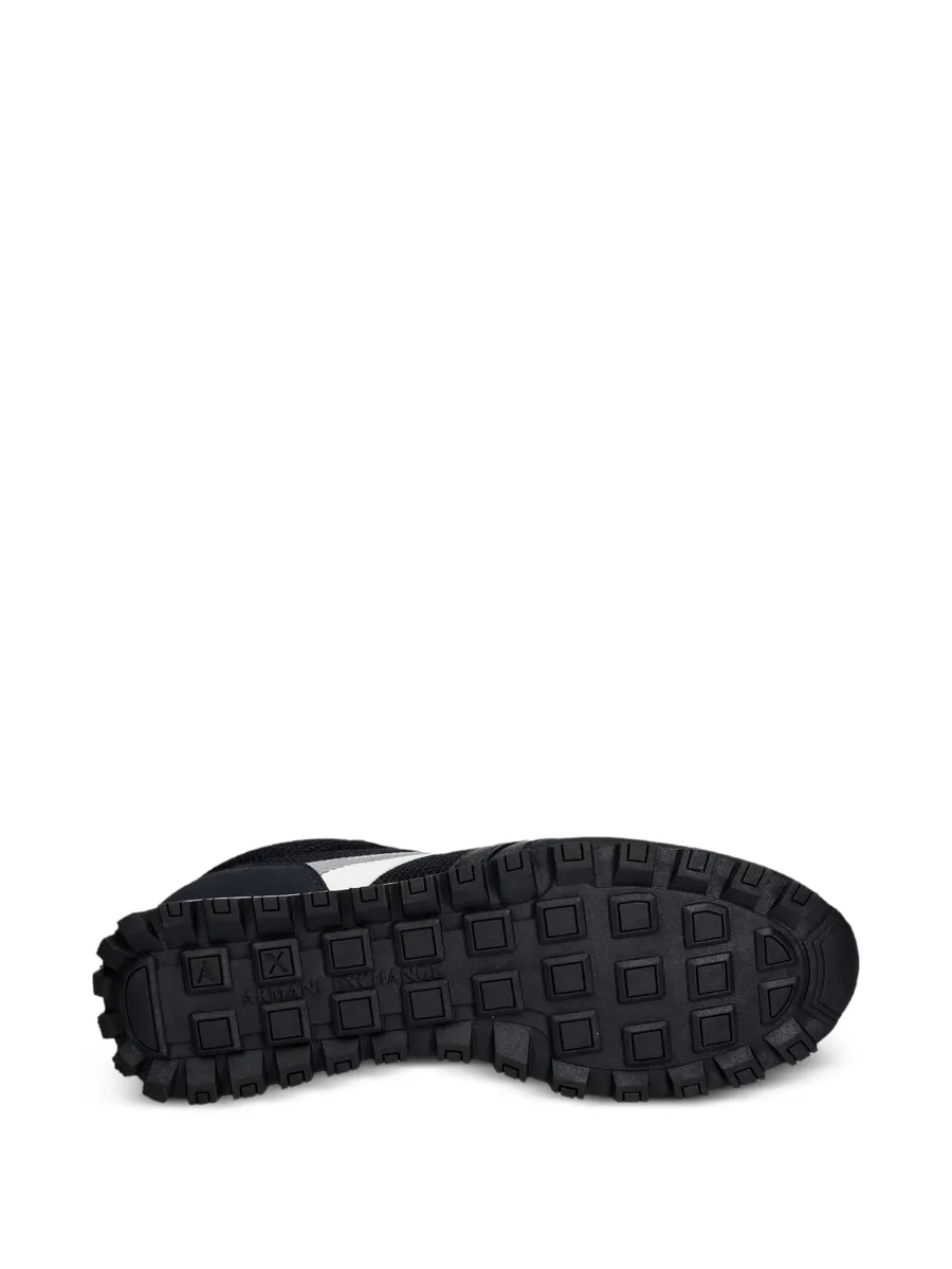 logo-print panelled sneakers 9